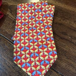 Peterborough Row all silk frog tie